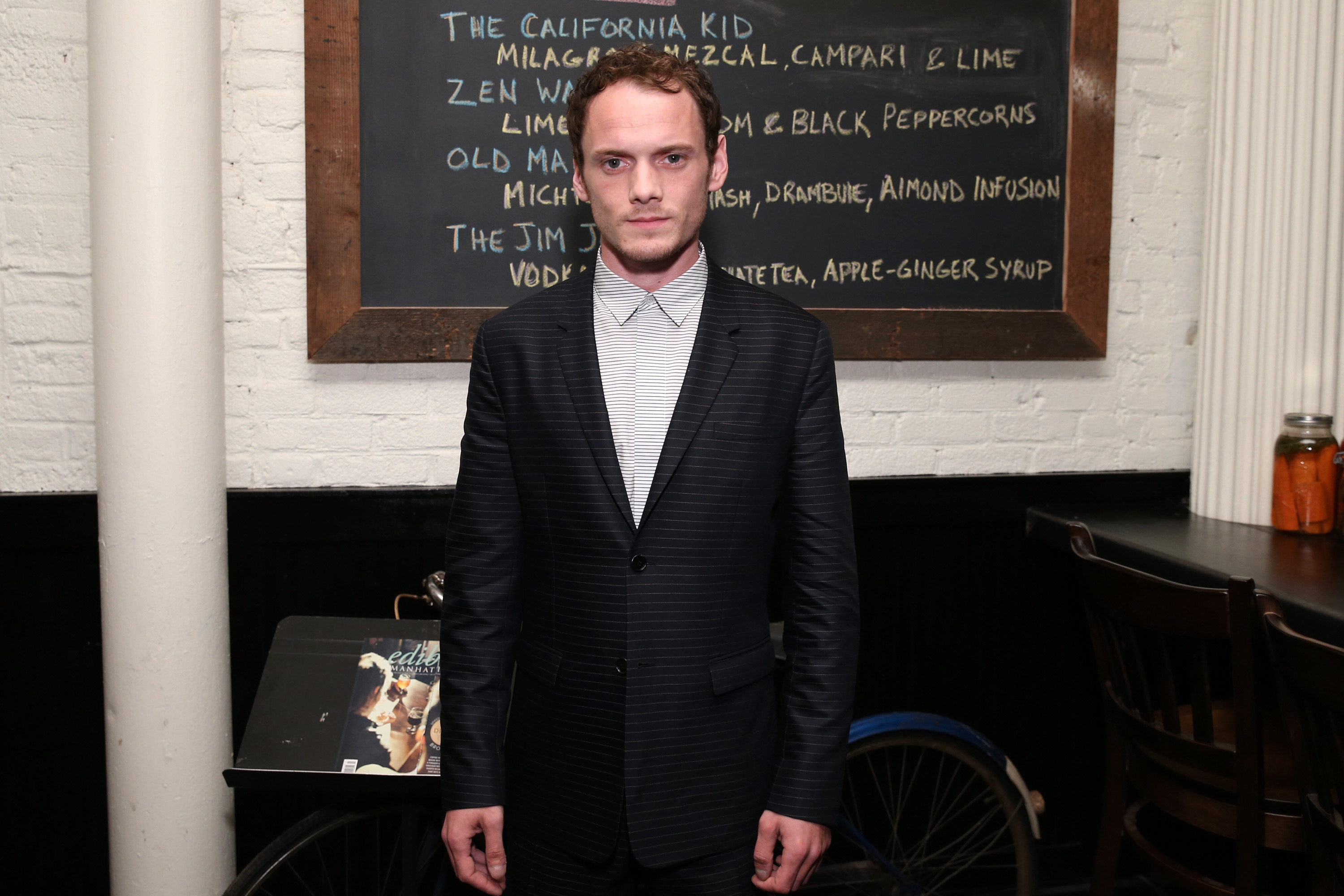 NEW YORK, NY - APRIL 18: Actor Anton Yelchin attends the 2015 Tribeca Film Festival 2015 After Party for "Driftless Area" at Almond on April 18, 2015 in New York City.   Neilson Barnard/Getty Images for 2015 Tribeca Film Festival/AFP