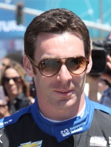 LONG BEACH, CA - APRIL 17: Simon Pagenaud is the winner of the 42nd Toyota Grand Prix of Long Beach on April 17, 2016 in Long Beach, California. Frederick M. Brown/Getty Images/AFP