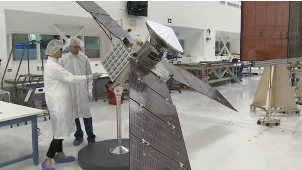 NASA gets ready for its Juno spacecraft to begin its Jupiter orbit on July 04.(photo grabbed from Reuters video) 