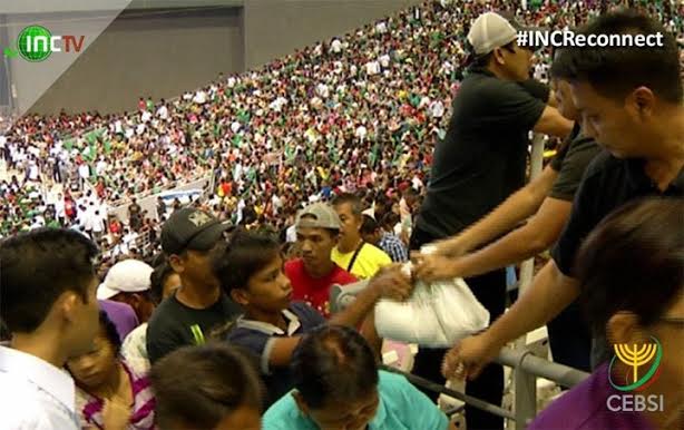 Outreach at the Grand Evangelical Mission of Iglesia ni Cristo.