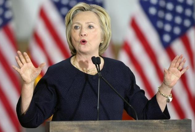 Democratic U.S. presidential candidate Hillary Clinton speaks at a campaign rally in Cleveland, Ohio June 13, 2016. Reuters/Aaron Josefczyk