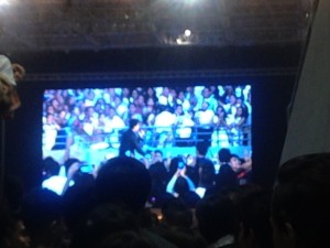 Dennis Trillo entertained the crowd after the INC Reconnect.