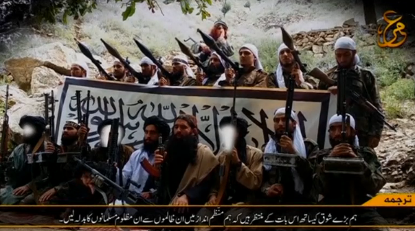 File footage shows Khalifa Umar Mansoor, the alleged mastermind of the 2014 attack on a school in Pakistan, which the country's military sources say has been killed in an American drone strike. (Photo captured from Reuters video)