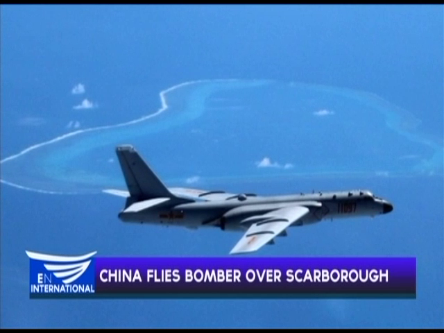 China flies bomber over Scarborough