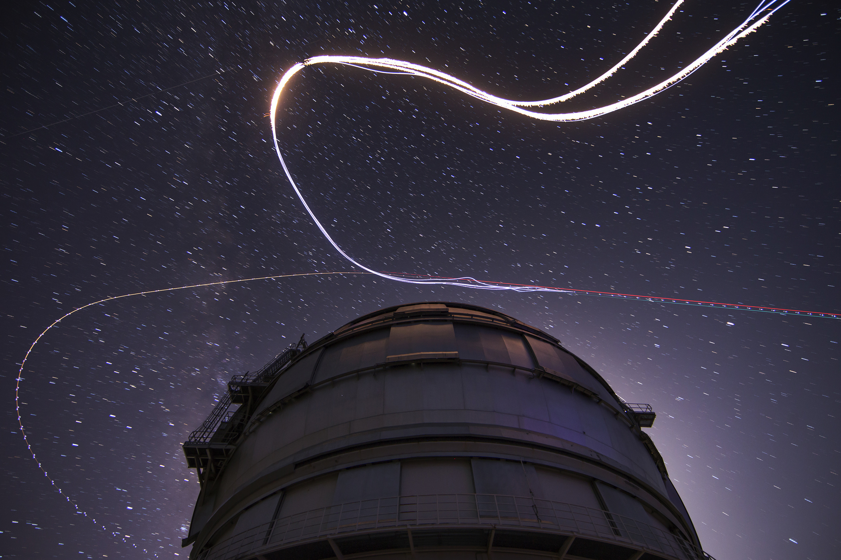 Flight of the Astrosports - Meteor Showers on La Palma, Spain on August 10, 2016 // Daniel Lopez / Red Bull Content Pool // For more content, pictures and videos like this please go to www.redbullcontentpool.com.