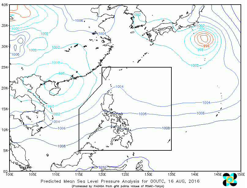 As of 11:00 am, Today the "Habagat" (Southwest Monsoon) will continue to bring moderate to occasionally heavy rains over the Ilocos Region and over the provinces of Benguet, Zambales and Bataan. Residents in these areas are advised to keep monitoring and be alert for possible flash floods and landslides. (Photo courtesy of www.pagasa.dost.gov.ph)