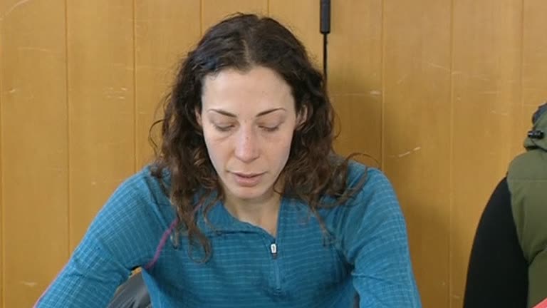 Czech woman rescued one month after partner dies while hiking in New Zealand mountains talks of her "harrowing" ordeal. (photo grabbed from Reuters video)