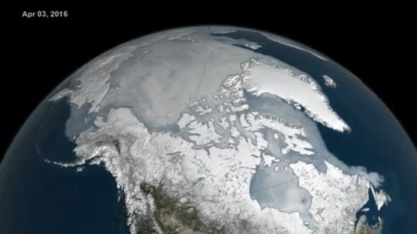 Record-breaking temperatures in the first half of 2016 have primed the Arctic for another summer of low sea ice cover, NASA scientist says.  PHOTO COURTESY: NASA