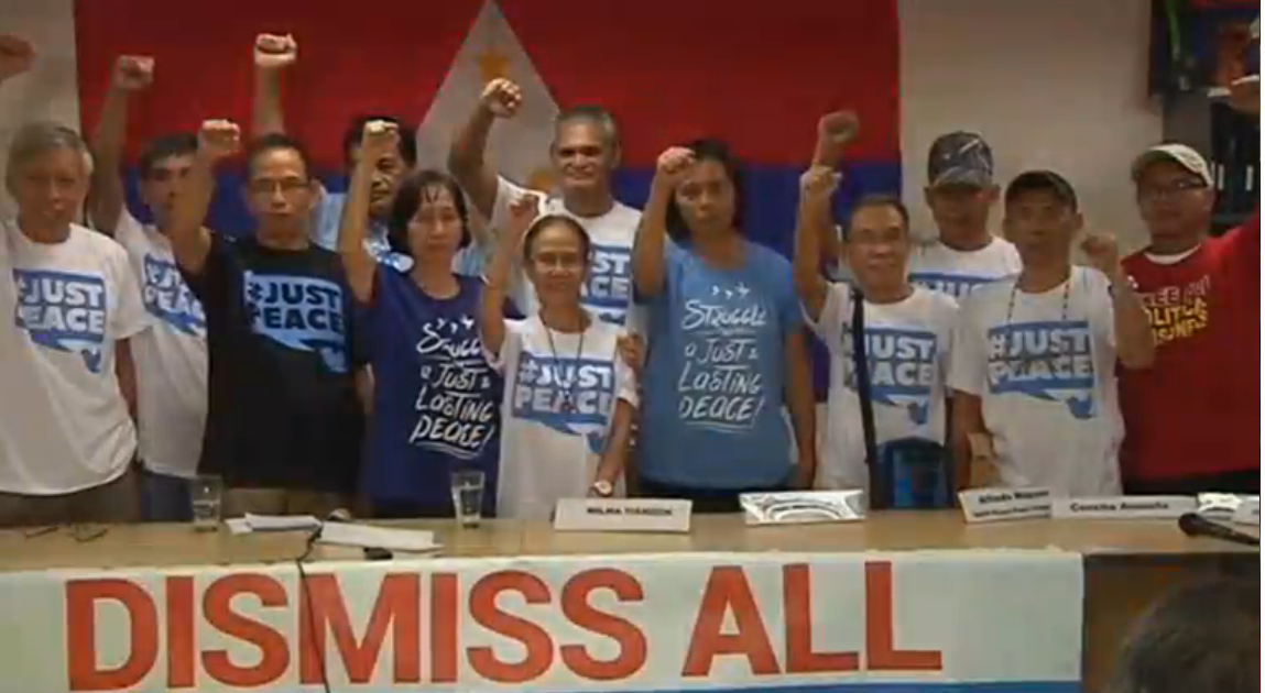 Communist guerrilla leaders in the Philippines granted bail by the courts to attend peace talks next week in Norway, vow to return home after the negotiations rather than flee. (Photo grabbed from Reuters media)