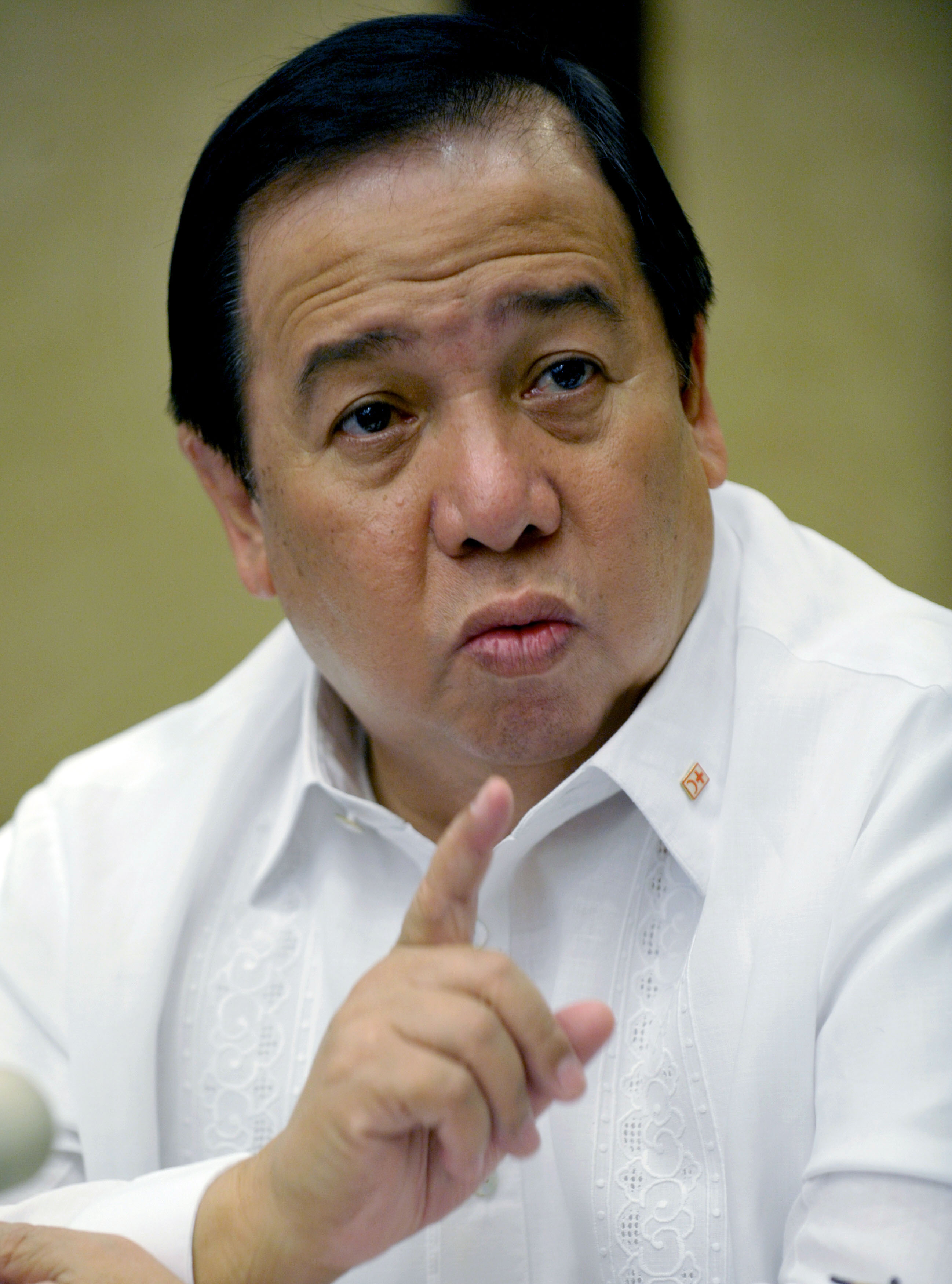 (File photo of Senator Richard Gordon AFP PHOTO/JAY DIRECTO 