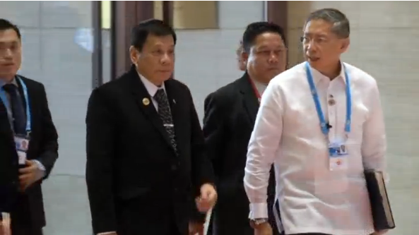Leaders of the 10 Association of Southeast Asian Nations meet in Laos for a a second day with international dialogue partners set to join.(photo grabbed from Reuters video)