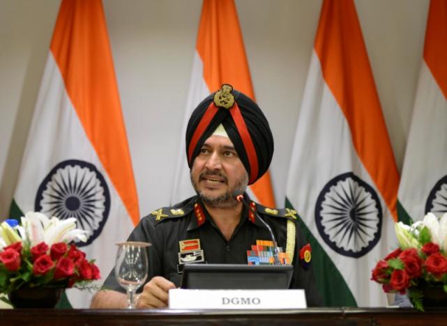 Indian army's director general of military operations Lt General Ranbir Singh speaks during a media briefing in New Delhi, India, September 29, 2016. REUTERS/Stringer