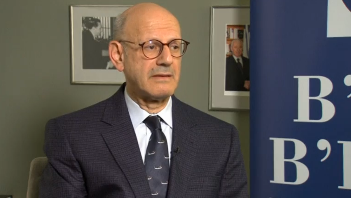 Daniel Mariaschin ), the Executive Vice President B'nai B'rith International also deplored the Philippine leader's remarks. (Courtesy Reuters/Photo grabbed from Reuters video)