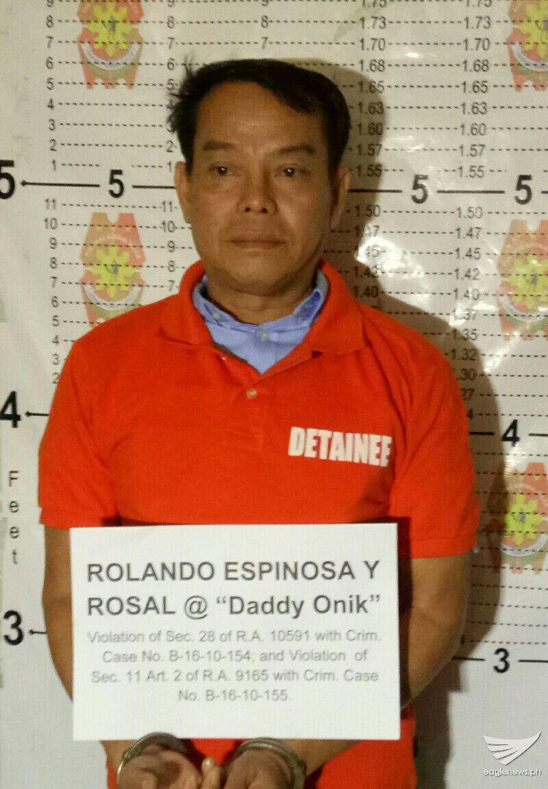 Albuera, Leyte mayor Rolando Espinosa is now behind bars for in a sub-provincial jail in Baybay, Leyte. He is facing criminal cases of illegal possession of firearms and illegal drug possession. (Eagle News Service)