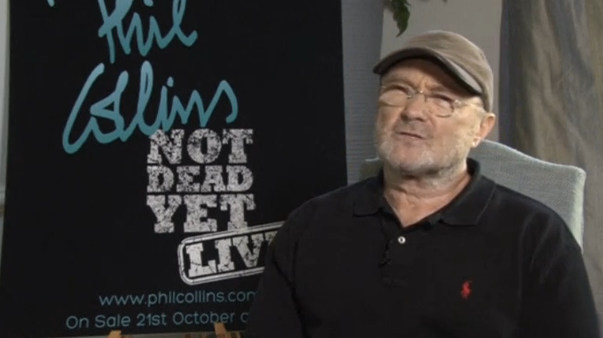 British musician Phil Collins is returning to the stage with his first set of live shows in nearly 10 years, saying his children helped him cut his retirement short. (Photo captured from Reuters video)