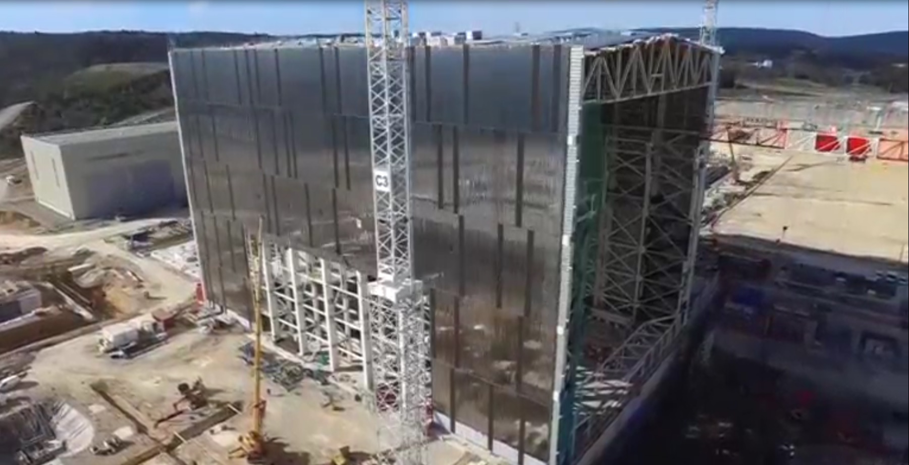 Construction of an experimental nuclear fusion reactor in southern France is in full swing as cost estimates balloon to nearly four times the original budget. (photo grabbed from Reuters video)