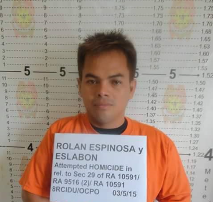 File photo of Kerwin Espinosa during his arrest in 2015