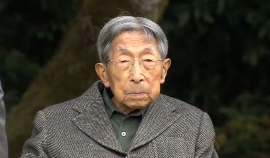 Japan's Prince Mikasa, oldest imperial family member, dies at 100, leaving only four heirs to the Japanese Imperial throne.   (Photo grabbed from Reuters video)
