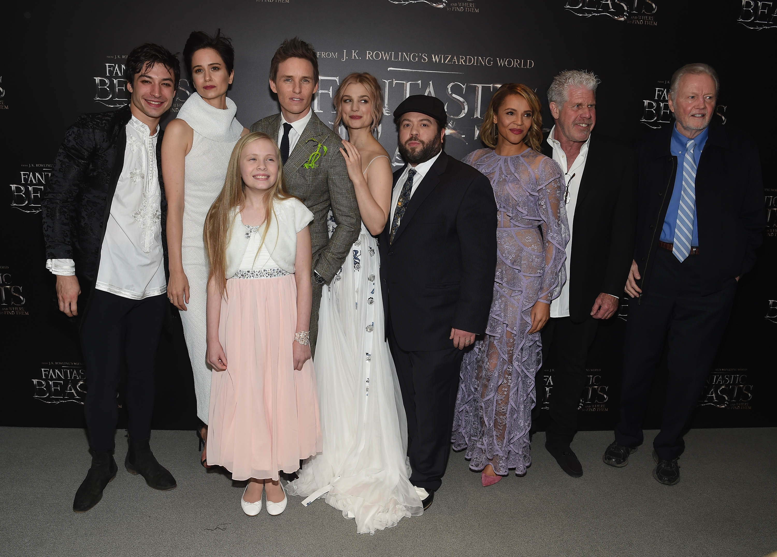 NEW YORK, NY - NOVEMBER 10: The Cast and Crew attend the "Fantastic Beasts And Where To Find Them" World Premiere at Alice Tully Hall, Lincoln Center on November 10, 2016 in New York City.   Jamie McCarthy/Getty Images/AFP