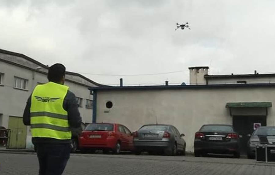 Pollution-detecting drones launched in Poland