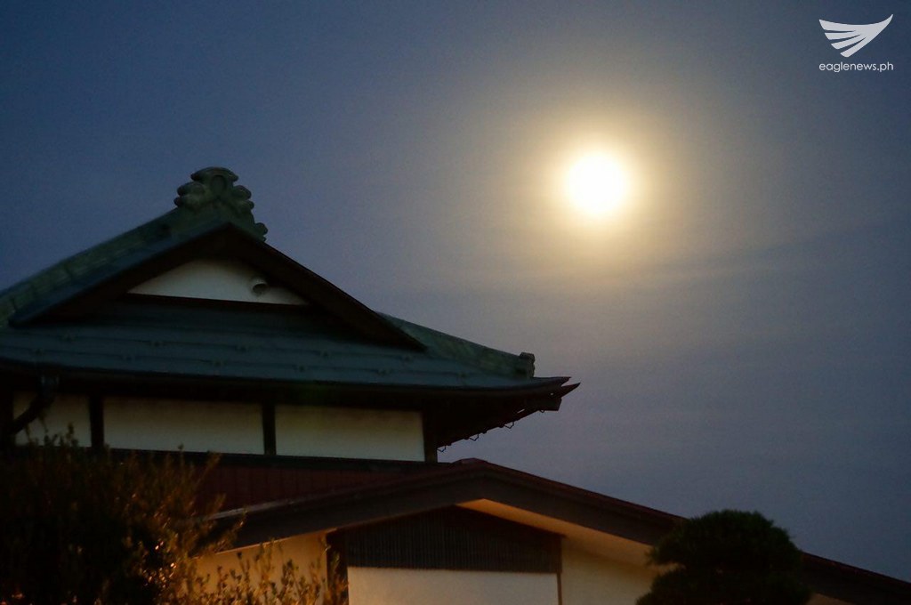 Supermoon photo (in Japan). Courtesy Fleur Amora