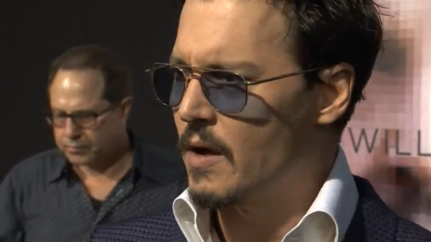 Johnny Depp will step into "Harry Potter" author J.K. Rowling's wizarding world of magic in the "Fantastic Beasts and Where to Find Them" sequel, film trade publications report. (Photo grabbed from Reuters video)