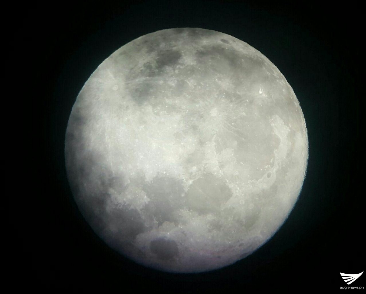 Supermoon photo taken by New Era University Astronomy Club