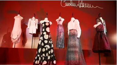 Veteran designer Carolina Herrera is celebrated at Lincoln Center's Corporate Fund Fashion Gala. (Photo courtesy of Reuters video file)
