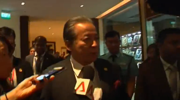 ASEAN Foreign Ministers meet in Yangon to discuss the military-led crackdown on Muslim Rohingyas in Myanmar's Rakhine State. (Photo grabbed from Reuters video)