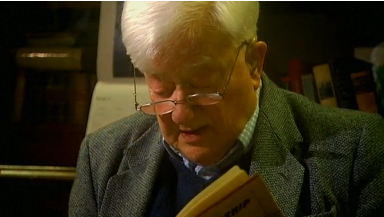 British author Richard Adams, who entranced a generation of children with his book about rabbits living on Watership Down, has died aged 96. (Photo was grabbed from Reuters video file)