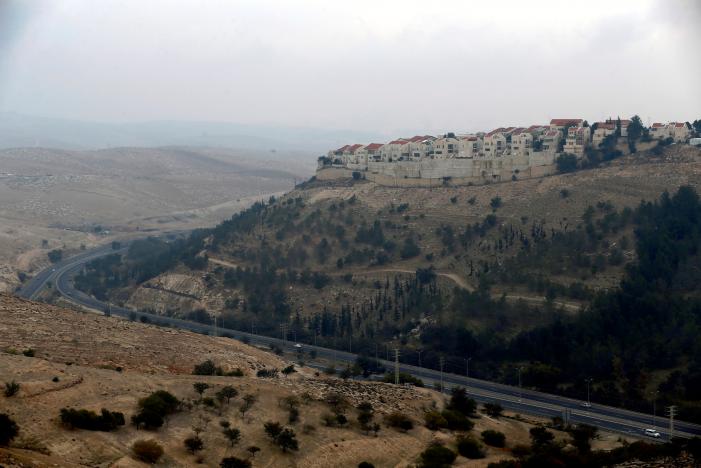A general view shows part of the Israeli settlement of Maale Edumim, in the occupied West Bank December 24, 2016. REUTERS/Amir Cohen