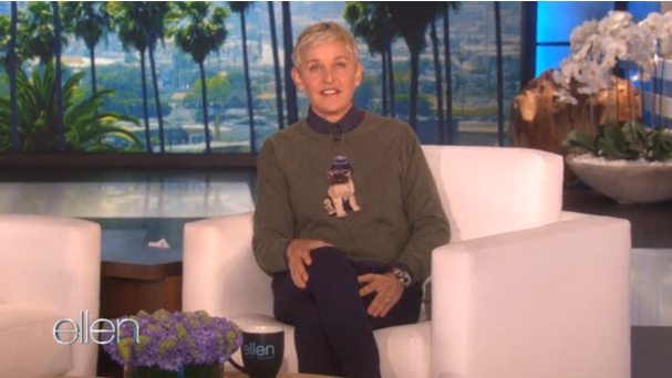 Ellen DeGeneres remembers years of interviews with U.S. President Barack Obama and First Lady Michelle Obama.(photo grabbed from Reuters video) 