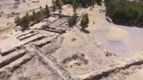 Researchers in Peru say a newly uncovered Inca pyramid in central Peru could show the area carried more weight in Incan society than previously thought. (Photo grabbed from Reuters video)