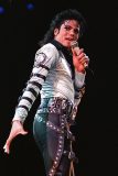 (FILES) This file photo taken on October 12, 1988 shows American pop music star Michael Jackson  at the Capital Center in Landover, Maryland.  Michael Jackson's "Thriller," the biggest album in history, on February 16, 2017 notched up another mark as it was certified as selling 33 million copies in the United States. The Recording Industry Association of America gave the new sales total for the 1982 work one year after the group started to factor in streaming."Thriller" -- which produced all-time hits such as "Beat It" and "Billie Jean" -- appears unlikely to lose its crown of top-selling album anytime soon. / AFP PHOTO / AFP FILES / LUKE FRAZZA
