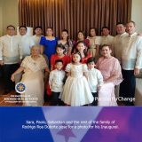 The family picture of President Rodrigo Duterte (photo courtesy Presidential Communications)