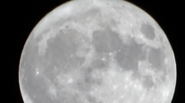 A UCLA-led research team reports that the moon is at least 40 to 140 million years older than previously thought.(photo grabbed from Reuters video)