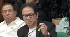 Charlie "Atong" And and Norman Ng, business associates of Macau-based gambling tycoon Jack Lam detailed before the Senate hearing how immigration commissioners Al Argosino and Michael Robles demanded P100 million allegedly as payment for the bail of the detained Chinese workers.  (Eagle News Service)