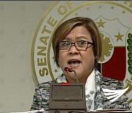 Senator Leila De Lima calls for public support for her cause, in a press conference where she called President Duterte as a "serial killer" and a "dictator" The senator even called for Filipinos to rise up against Duterte, recalling what happened in the EDSA People Power in February 1986. (Eagle News Service) 