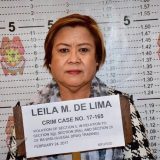 mugshot of Senator Leila de Lima