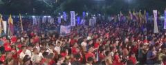 The numbers at the pro-Duterte "People's Rally" rise as more people joined the overnight event. Organizers said those who showed up were more than 400,000. (Eagle News Service)