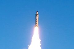 This photo taken on February 12, 2017 and released on February 13 by North Korea's official Korean Central News Agency (KCNA) shows the launch of a surface-to-surface medium long-range ballistic missile Pukguksong-2 at an undisclosed location. North Korea said on February 13 it had successfully tested a new ballistic missile, triggering a US-led call for an urgent UN Security Council meeting after a launch seen as a challenge to President Donald Trump. / AFP PHOTO / KCNA via KNS / STR / South Korea OUT / REPUBLIC OF KOREA OUT ---EDITORS NOTE--- RESTRICTED TO EDITORIAL USE - MANDATORY CREDIT "AFP PHOTO/KCNA VIA KNS" - NO MARKETING NO ADVERTISING CAMPAIGNS - DISTRIBUTED AS A SERVICE TO CLIENTS / THIS PICTURE WAS MADE AVAILABLE BY A THIRD PARTY. AFP CAN NOT INDEPENDENTLY VERIFY THE AUTHENTICITY, LOCATION, DATE AND CONTENT OF THIS IMAGE. THIS PHOTO IS DISTRIBUTED EXACTLY AS RECEIVED BY AFP. /