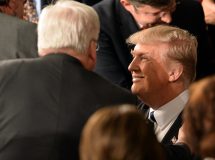 US President Donald Trump arrives to address a joint session of the US Congress on February 28, 2017, in Washington, DC. / AFP PHOTO / ANDREW CABALLERO-REYNOLDS