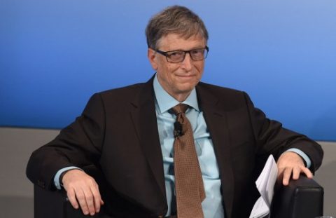(FILES) This file photo taken on February 18, 2017 shows Microsoft founder Bill Gates during the second day of the 53rd Munich Security Conference (MSC) at the Bayerischer Hof hotel in Munich, southern Germany. Microsoft co-founder Bill Gates once again topped the Forbes magazine list of the world's richest billionaires, while US President Donald Trump slipped more than 200 spots, the magazine said March 20, 2017. Gates, whose wealth is estimated at $86 billion, led the list for the fourth straight year. / AFP PHOTO / Christof STACHE