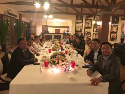 Intimate dinner with the President with my colleagues in the Senate 2