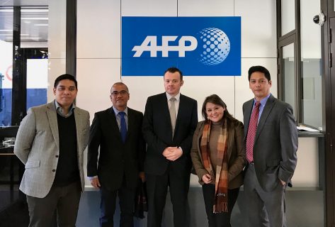 EBC team in AFP Paris headquarters