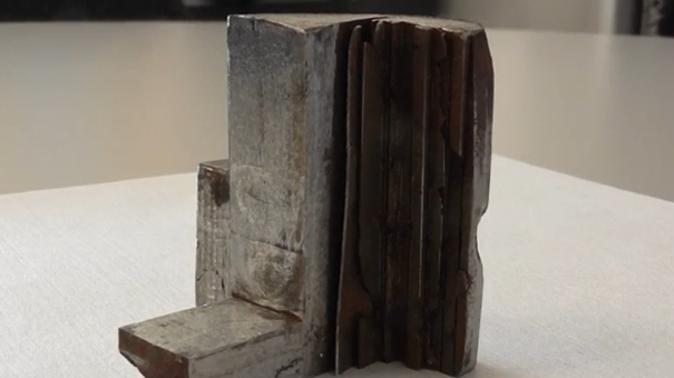 Meteorite fragments could be used as a high performing catalyst to help store renewable energy cheaply and efficiently, according to Swiss scientists. (Photo grabbed from Reuters video)