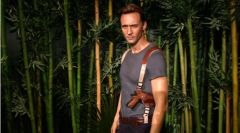 Madame Tussauds recreates Skull Island with wax figures of Tom Hiddleston and King Kong -- the largest animatronic figure in company history.(photo grabbed from Reuters video)