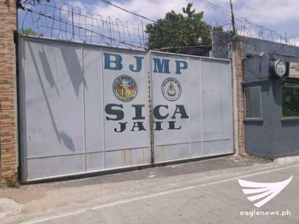 The entrance to the Metro Manila district jail in Camp Bagong Diwa in Taguig City. Illegal possession of firearms suspects Angel Manalo, Jem Hemedez and a former "Magdalo" soldier identified as Jonathan Ledesma were brought on Friday morning (March 17) to this jail facility after a Quezon City judge issued a commitment order for them to be jailed here. (Eagle News Service) 