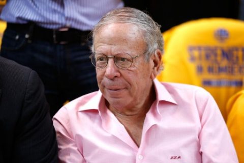 OAKLAND, CA - MAY 21: Houston Rockets owner Leslie Alexander looks on during game two of the Western Conference Finals of the 2015 NBA PLayoffs between the Houston Rockets and the Golden State Warriors at ORACLE Arena on May 21, 2015 in Oakland, California. NOTE TO USER: User expressly acknowledges and agrees that, by downloading and or using this photograph, user is consenting to the terms and conditions of Getty Images License Agreement. Ezra Shaw/Getty Images/AFP
