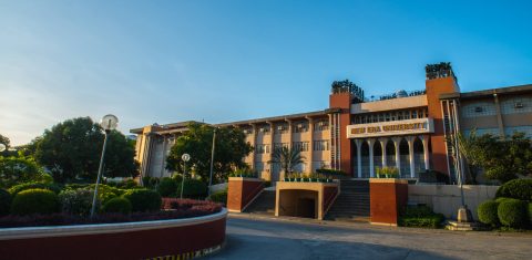 The New Era University's main campus along Central Avenue in Quezon City. (Photo courtesy NEU official facebook page)